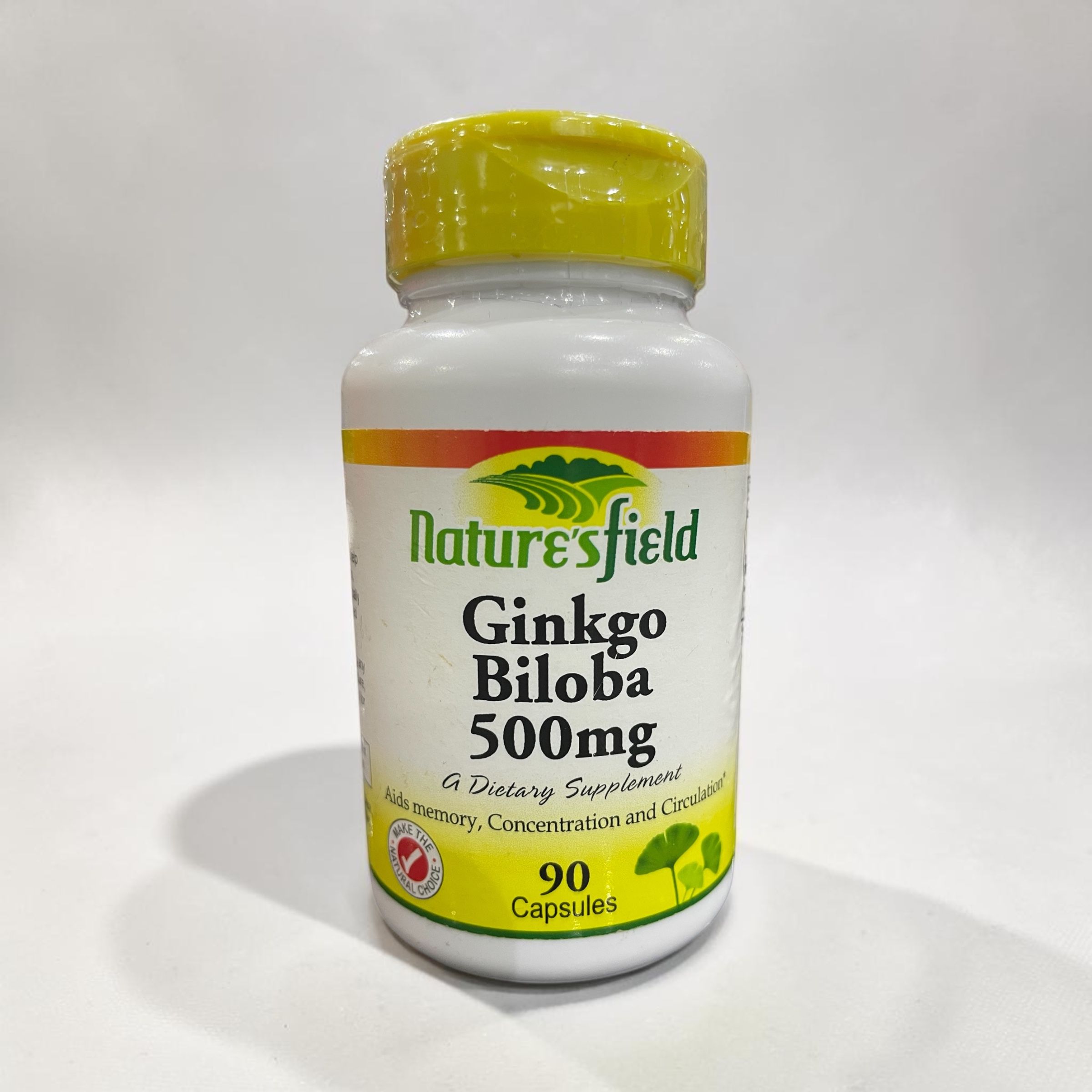 NATURE’S FIELD GINKGO BILOBA 500MG X90